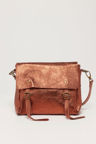 Sac bandoulière en cuir Nyle - Orange