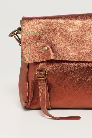 Sac bandoulière en cuir Nyle - Orange