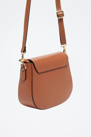 Sac bandoulière en cuir Susy - Camel