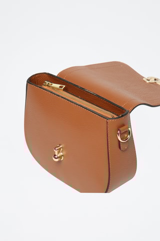 Sac bandoulière en cuir Susy - Camel