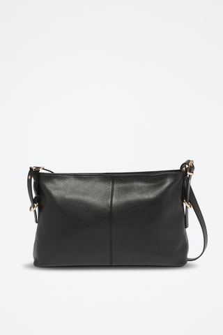Sac bandoulière en cuir Zita - Noir