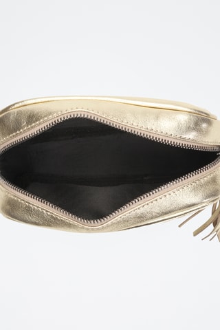 Sac bandoulière en cuir Pat - Doré