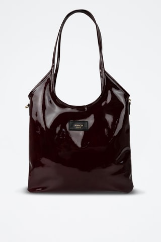 Sac porté épaule en cuir Neven - Bordeaux