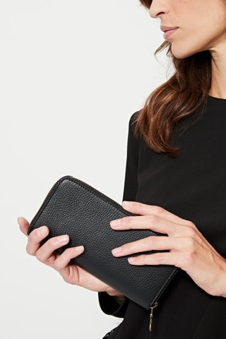 Compagnon en cuir Gali - Noir