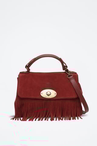Sac bandoulière en nubuck Louis Frange - Bordeaux