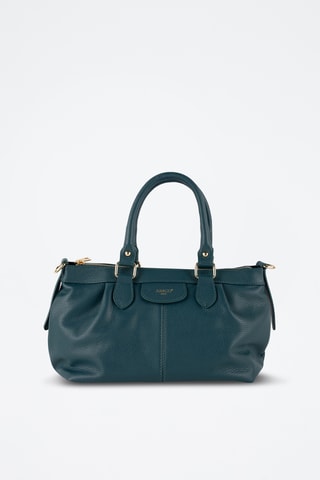 Sac bandoulière en cuir Jett - Bleu canard