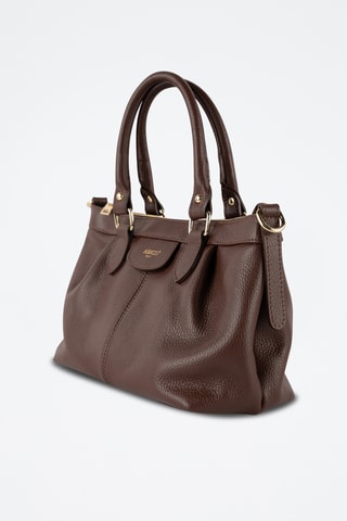 Sac bandoulière en cuir Jett - Marron