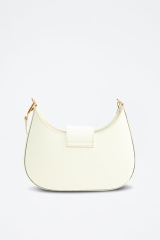 Sac porté épaule en cuir Nella - Blanc