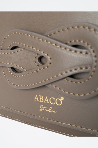 Sac bandoulière en cuir Ambre  - Taupe