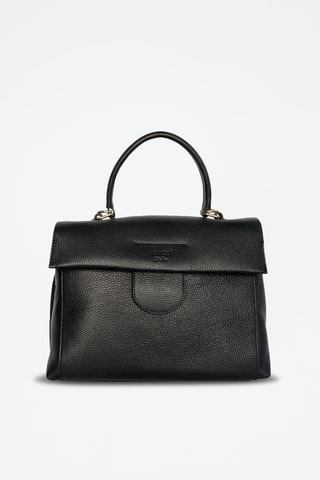 Mala de couro Nix  - Preto