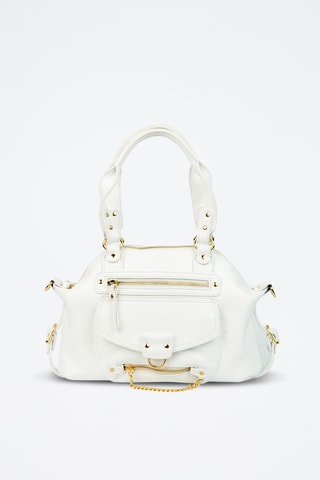 Sac à main en cuir Mini Odelia - Blanc