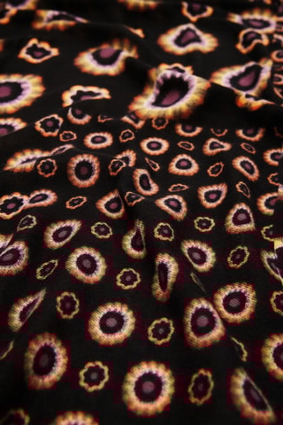 Foulard - Nero e arancione