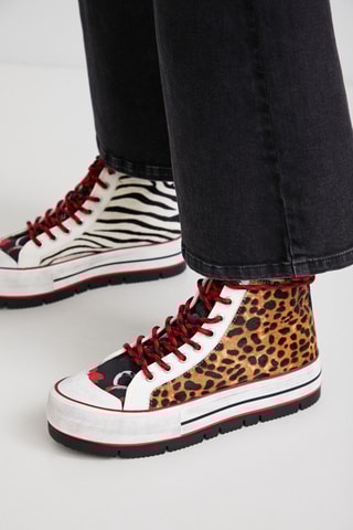 Sneakers alte platform - Multicolore