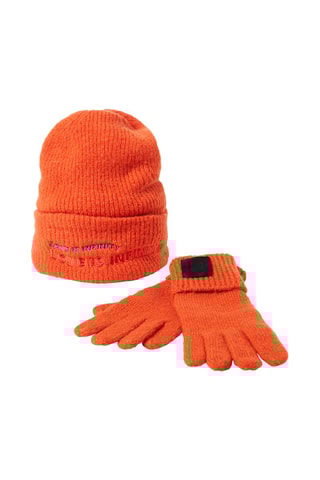 Berretto e guanti - Arancione