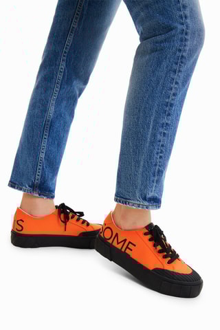 Sneakers platform - Arancione