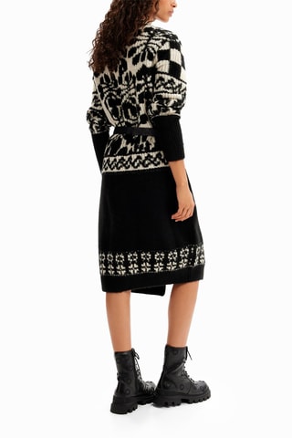 Cardigan lungo - Nero