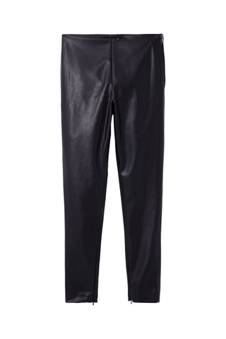 Pantaloni straight - Nero