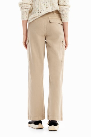 Pantaloni cargo - Beige