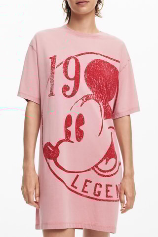 Abito t-shirt Topolino Disney - Rosa