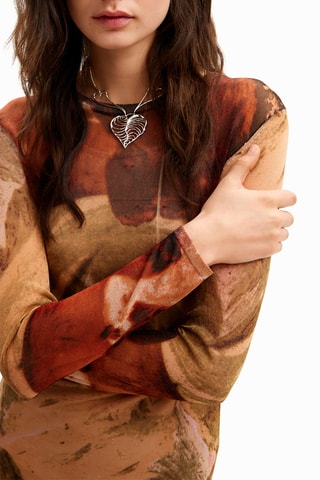 Abito a tubino - Marrone