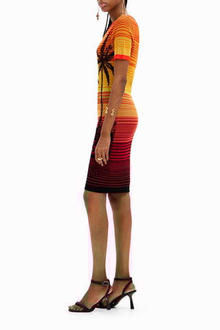 Abito a tubino - Rosso