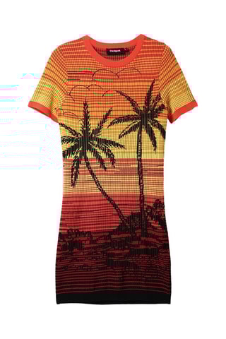 Abito a tubino - Rosso