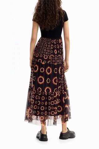 Abito effetto trompe-l’œil - Nero