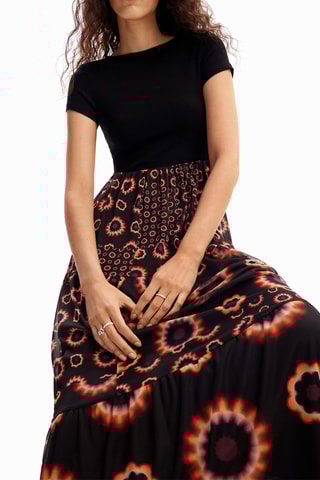 Abito effetto trompe-l’œil - Nero