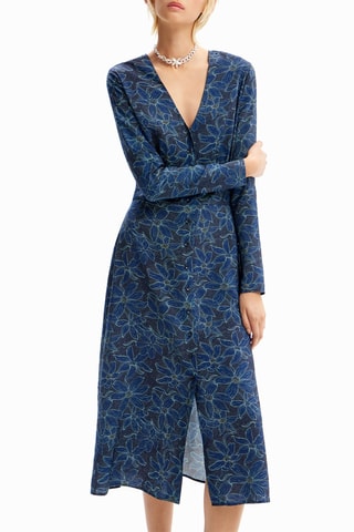 Abito a camicia - Blu