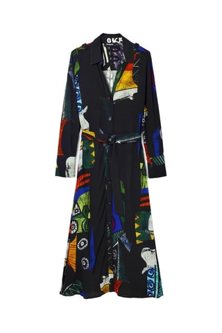 Abito a camicia - Nero