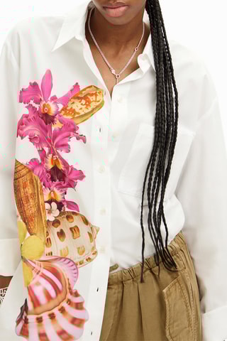 Camicia oversize - Bianco