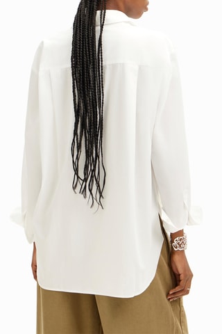 Camicia oversize - Bianco