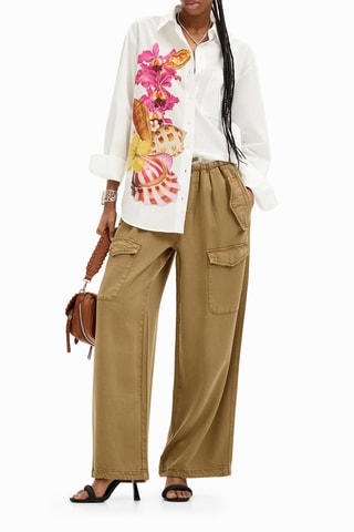 Camicia oversize - Bianco