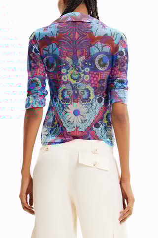 T-shirt regular - Blu