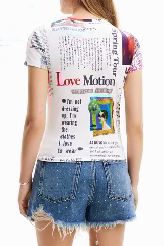 T-shirt slim - Bianco