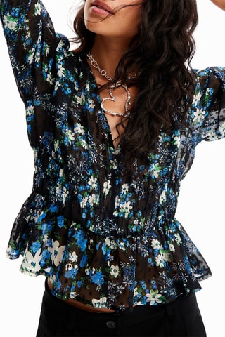 Blusa regular - Nero