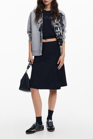 Felpa con cappuccio - Grigio