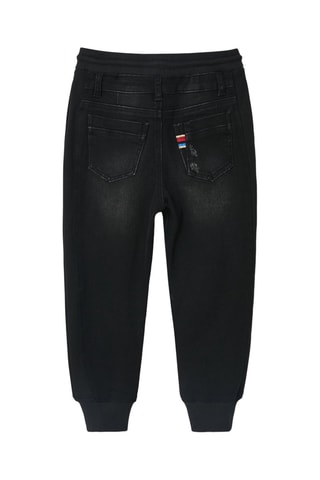 Pantaloni capri regular - Nero
