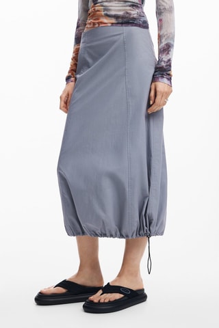 Gonna midi - Grigio