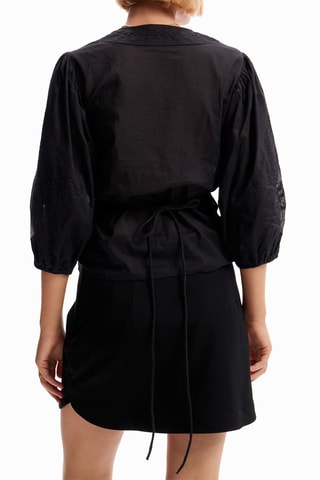 Camicia regular - Nero