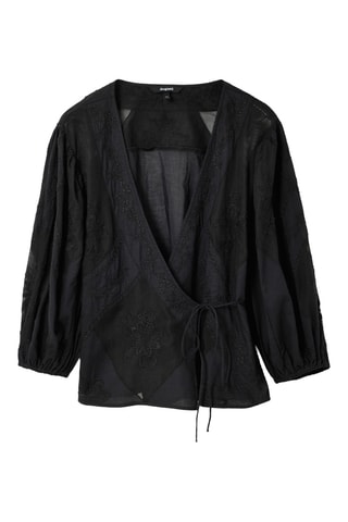 Camicia regular - Nero