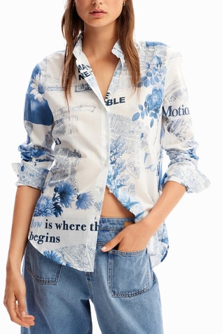 Camicia regular - Bianco