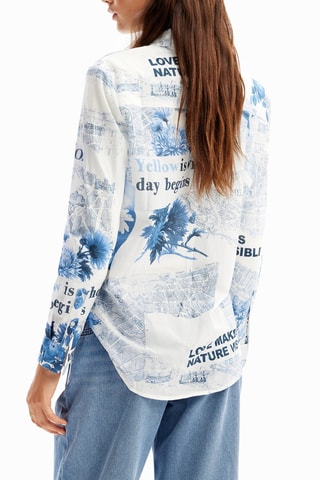 Camicia regular - Bianco