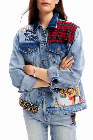 Giacca in jeans regular Topolino Disney - Azzurro