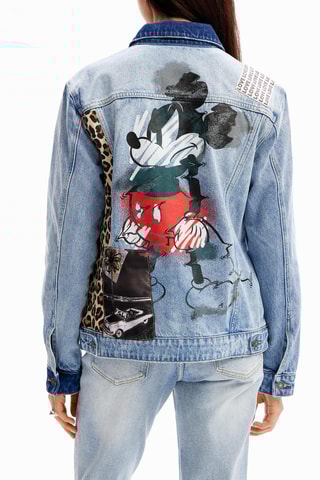 Giacca in jeans regular Topolino Disney - Azzurro