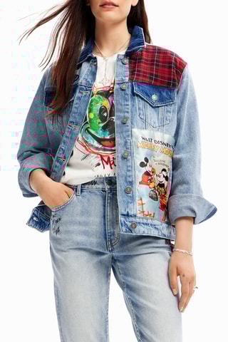 Giacca in jeans regular Topolino Disney - Azzurro