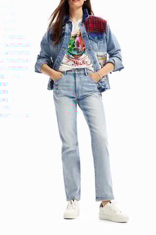 Giacca in jeans regular Topolino Disney - Azzurro