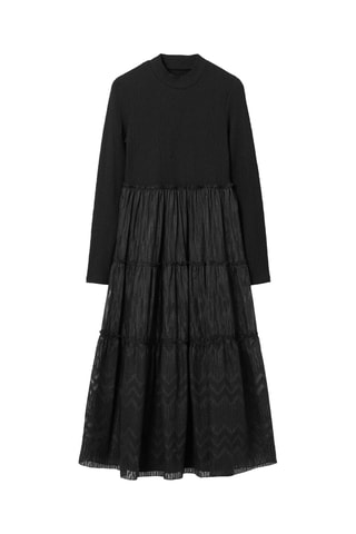 Abito effetto trompe-l’œil - Nero