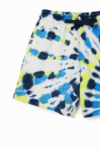 Shorts tie and dye - Bianco