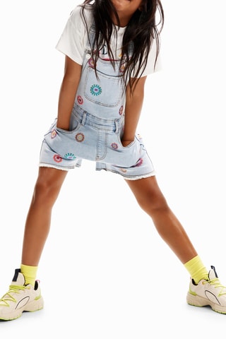 Salopette in jeans - Azzurro